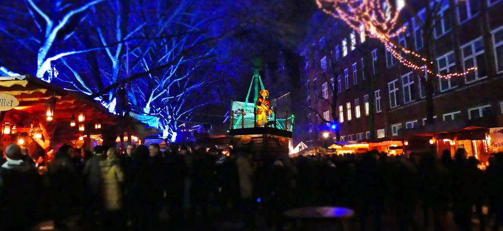Bremens julemarked med boder osv.
